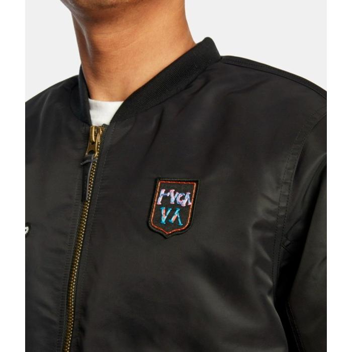 RVCA ルーカ グラフィック刺繍ミリタリージャケット MA-1 フライトジャケット メンズ カジュアル ストリート アウター 秋冬 ブランド | RVCA | 05