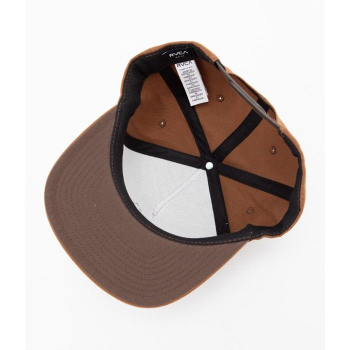 RVCA ルーカ ロゴレザーパッチストレートキャップ 帽子 スナップバック フリーサイズ カジュアル ストリート スポーツ ユニセックス | RVCA | 07