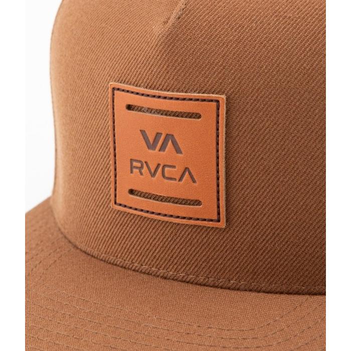 RVCA ルーカ ロゴレザーパッチストレートキャップ 帽子 スナップバック フリーサイズ カジュアル ストリート スポーツ ユニセックス | RVCA | 08