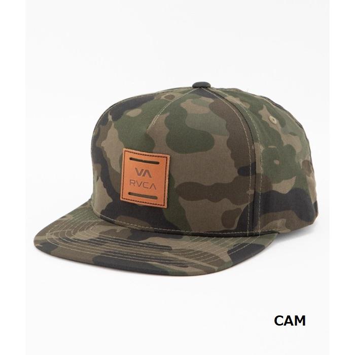 RVCA ルーカ ロゴレザーパッチストレートキャップ 帽子 スナップバック フリーサイズ カジュアル ストリート スポーツ ユニセックス | RVCA | 12