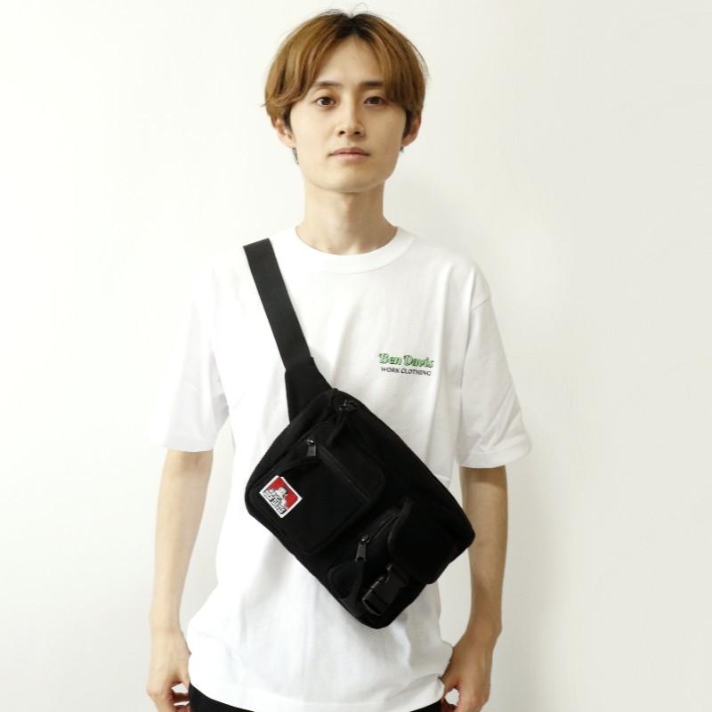 BEN DAVIS ベンデイビス W POCKET WAIST BAG ウエストバッグ ショルダーバッグ 鞄 コンパクト BAG 旅行 トラベル 通勤 通学 カジュアル ギフト プレゼント | BEN DAVIS ORIGINALS | 05