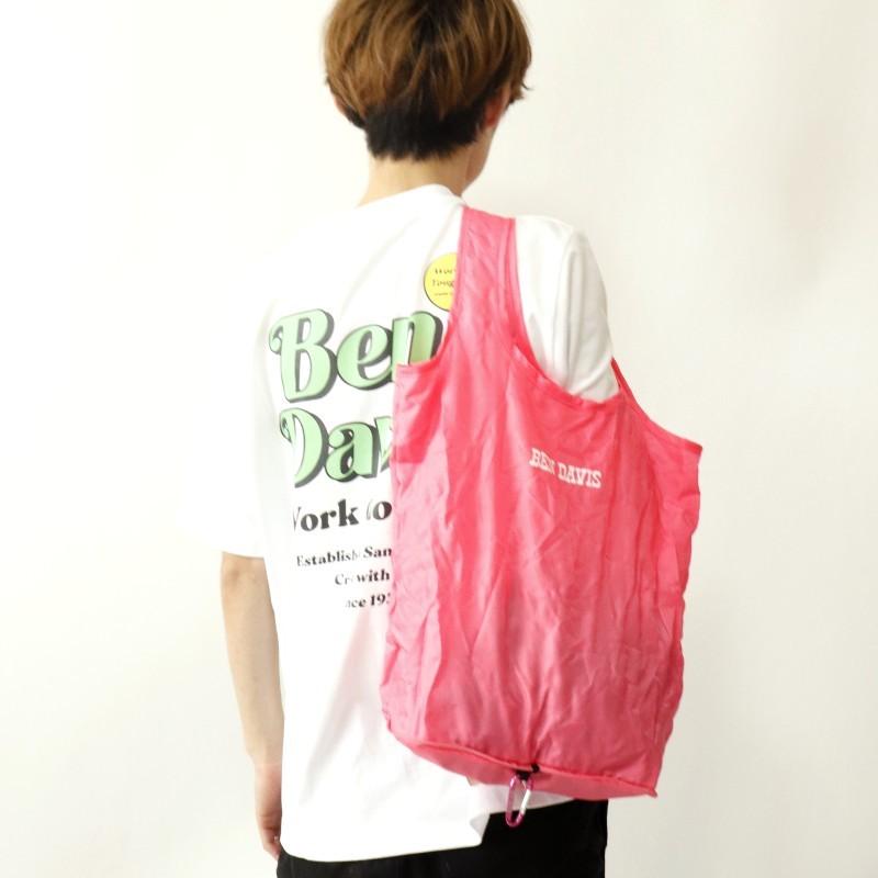 BEN DAVIS ベンデイビス Eco bag エコバッグ カラビナ付き トートバッグ ショッピング 買い物 コンパクト 携帯 撥水 ギフト プレゼント カラフル | BEN DAVIS ORIGINALS | 06