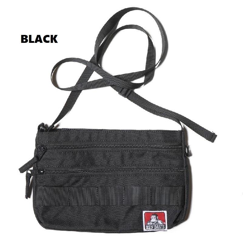BEN DAVIS ベンデイビス RECYCLE POLYESTER SHOULDER ショルダーバッグ ボディバッグ サコッシュ ロゴ コンパクト カジュアル ギフト プレゼント | BEN DAVIS ORIGINALS | 02