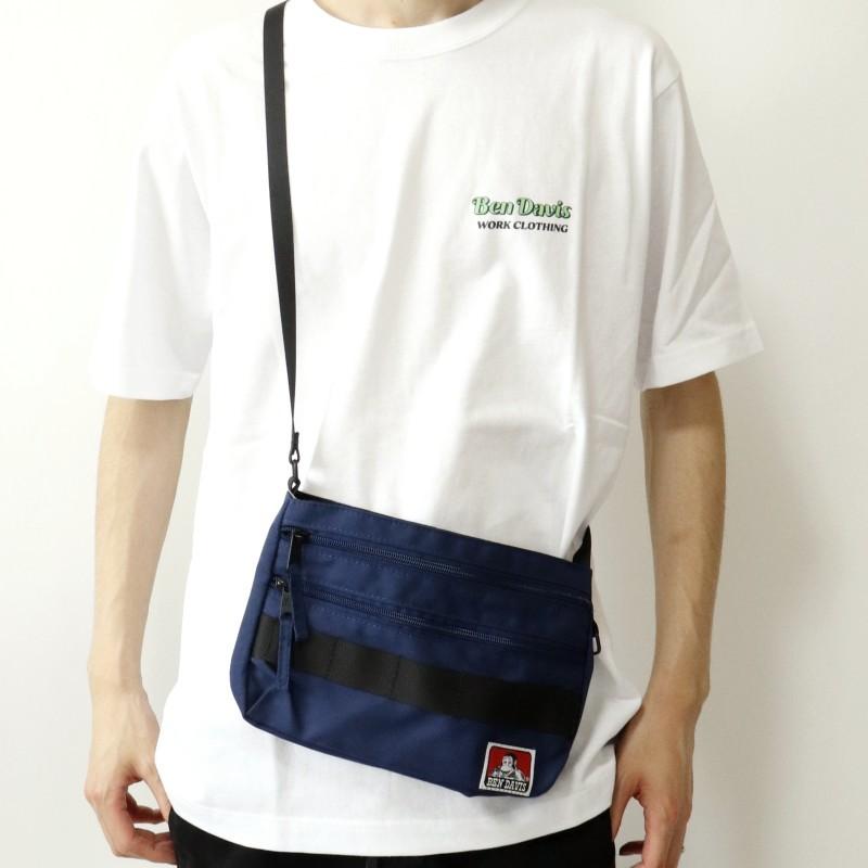 BEN DAVIS ベンデイビス RECYCLE POLYESTER SHOULDER ショルダーバッグ ボディバッグ サコッシュ ロゴ コンパクト カジュアル ギフト プレゼント | BEN DAVIS ORIGINALS | 05