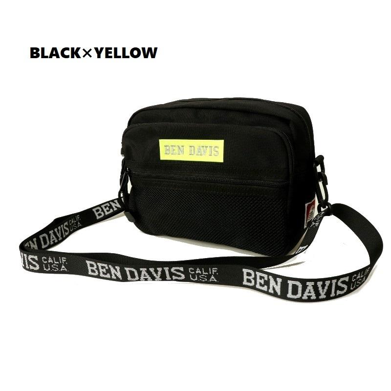 BEN DAVIS ベンデイビス LOGO TAPE SHOULDER ショルダーバッグ ボディバッグ ロゴ コンパクト 鞄 BAG 旅行 トラベル 通勤 通学 カジュアル ギフト プレゼント｜upper-gate｜12