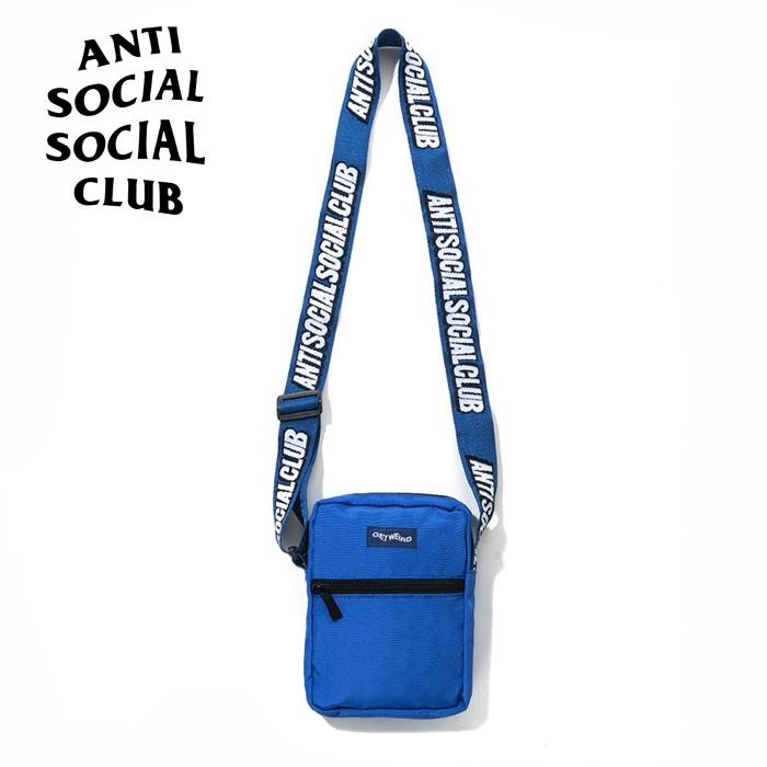 アンチソーシャルソーシャルクラブ  ANTI SOCIAL SOCIAL CLUB Blue Side Bag ショルダー バッグ メンズ レディース ユニセックス | ANTI SOCIAL SOCIAL CLUB