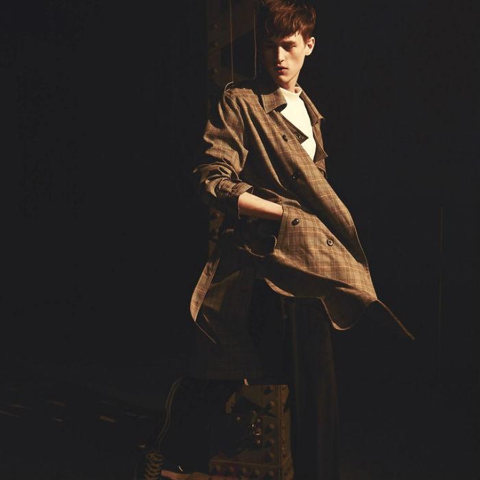 [70%OFF SALE]ブラックバイヴァンキッシュ Black by VANQUISH グレンチェック オーバーサイズ トレンチコート ジャケット メンズ アウター |  | 09