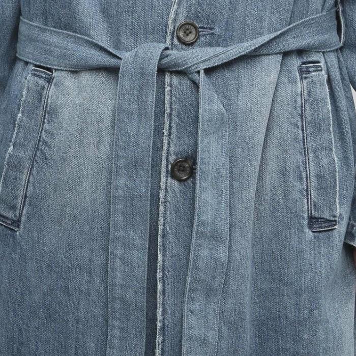 Black By Vanquish ブラックバイヴァンキッシュ デニムガウンコート デニムコート メンズ カジュアル ヴィンテージ インディゴ Bvj169 Upper Gate 通販 Yahoo ショッピング