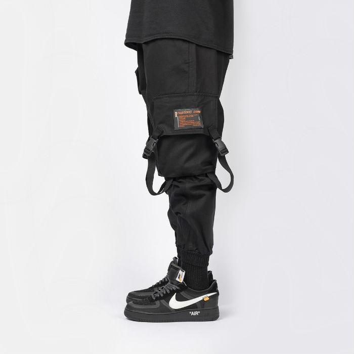 BLACK TAILOR ブラックテイラー C16 CARGO スト系 ストリート メンズ カーゴパンツ ジョガーパンツ メンズファッション 黒 |  | 02
