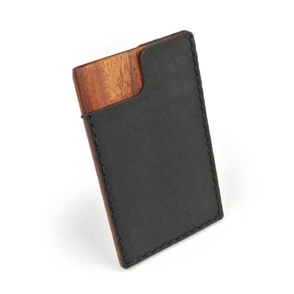 for card case 06 木と革のカード入れ 木製品 革製品 日本製 ハンドメイド 無塗装 メンズ 名刺入れ 父の日 クリスマス 誕生日 進学祝 就職祝 新築祝 プレゼント |  | 01