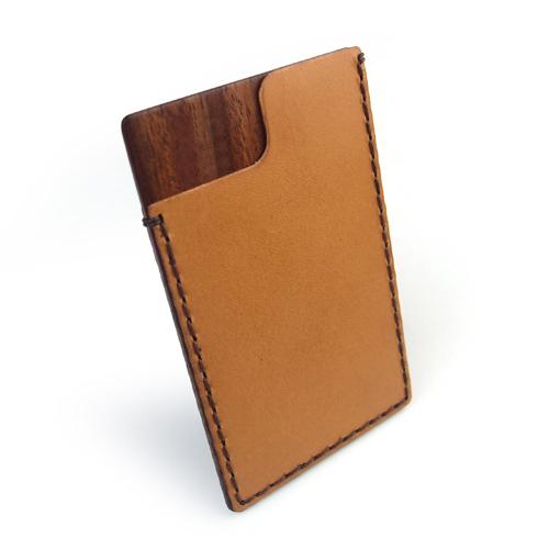 for card case 06 木と革のカード入れ 木製品 革製品 日本製 ハンドメイド 無塗装 メンズ 名刺入れ 父の日 クリスマス 誕生日 進学祝 就職祝 新築祝 プレゼント |  | 03