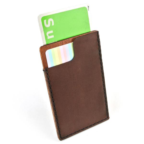 for card case 06 木と革のカード入れ 木製品 革製品 日本製 ハンドメイド 無塗装 メンズ 名刺入れ 父の日 クリスマス 誕生日 進学祝 就職祝 新築祝 プレゼント |  | 04