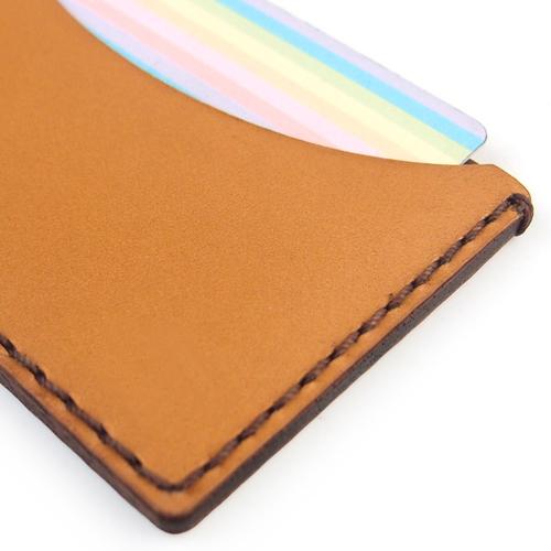 for card case 07 木と革のカード入れ 木製品 革製品 日本製 ハンドメイド  無塗装 メンズ 名刺入れ 父の日 クリスマス 誕生日 進学祝 就職祝 プレゼント |  | 03