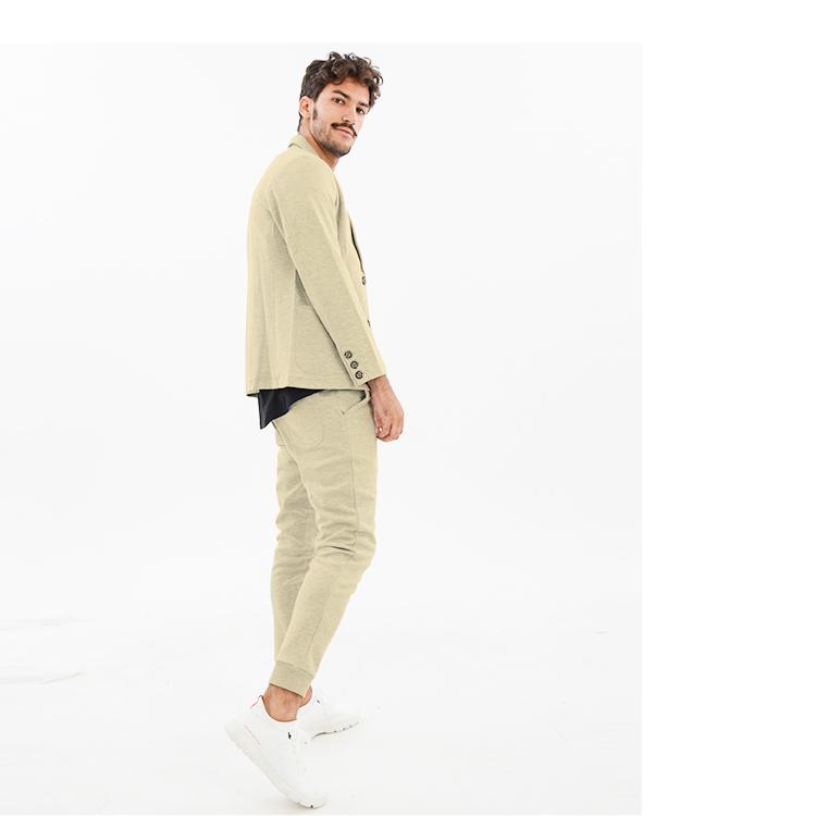 SLOWGAN スローガン テーラードジャケット＆パンツセット セットアップ メンズ 上下セット カジュアル ネイビー グレー |  | 19