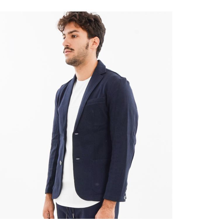 SLOWGAN スローガン テーラードジャケット＆パンツセット セットアップ メンズ 上下セット カジュアル ネイビー グレー |  | 08