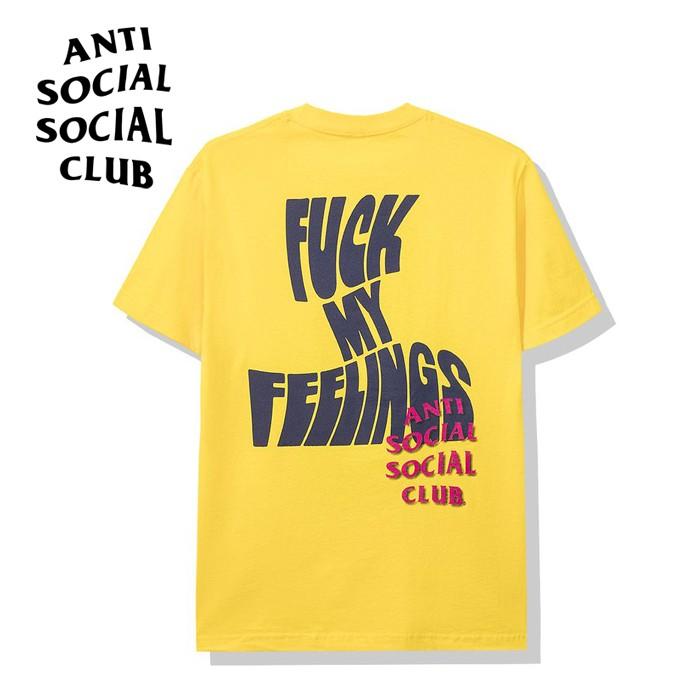 Anti Social Social Club アンチソーシャルソーシャルクラブ Chatsworth Yellow Tee メンズ レディース 半袖 Tシャツ ユニセックス プリント ロゴTEE Anti Social Social Club アンチソーシャルソーシャルクラブ