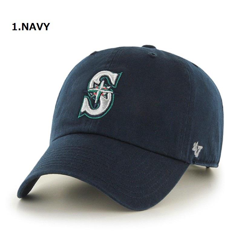 ’47 フォーティセブン マリナーズ キャップ Mariners クリーンナップ 帽子 CLEAN UP メジャーリーグ MLB 野球 カジュアル スポーツ | 47 | 05