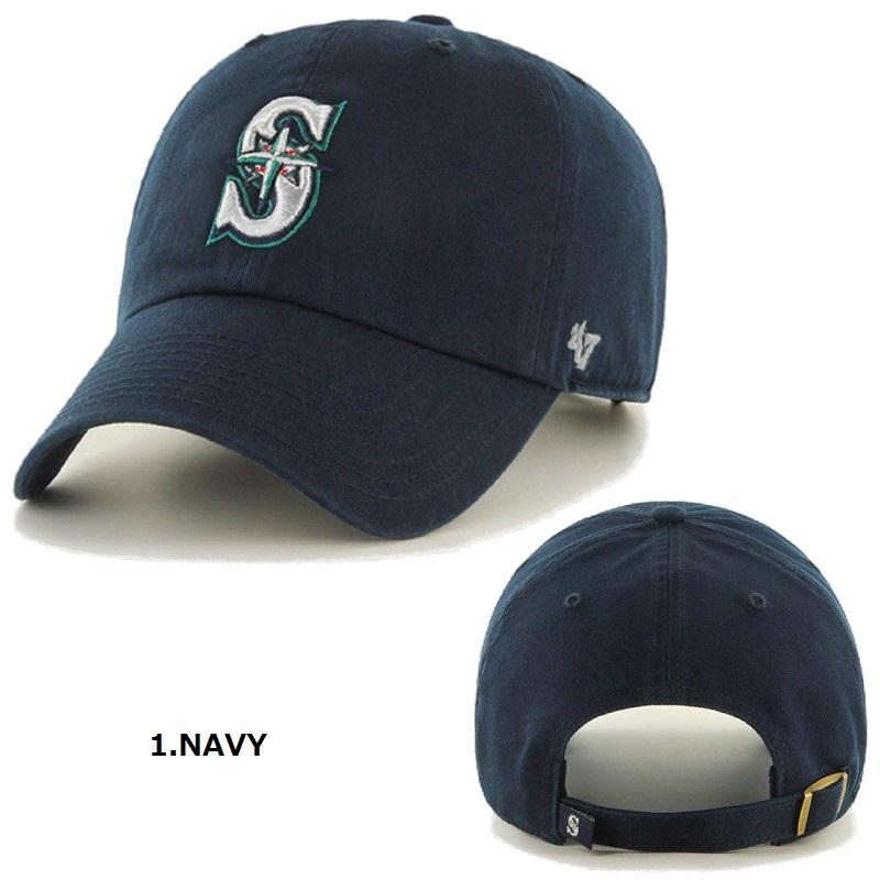 ’47 フォーティセブン マリナーズ キャップ Mariners クリーンナップ 帽子 CLEAN UP メジャーリーグ MLB 野球 カジュアル スポーツ | 47 | 07