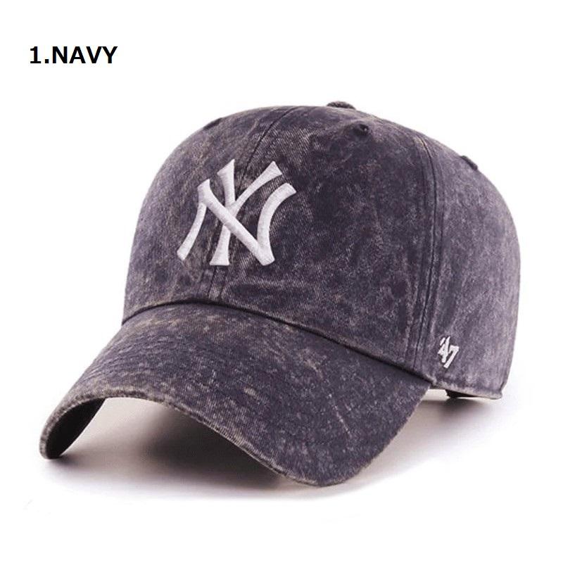 ’47 フォーティセブン ヤンキース キャップ クリーンナップ 帽子 CLEAN UP NY Yankees 野球 MLB スポーツ カジュアル | 47 | 01