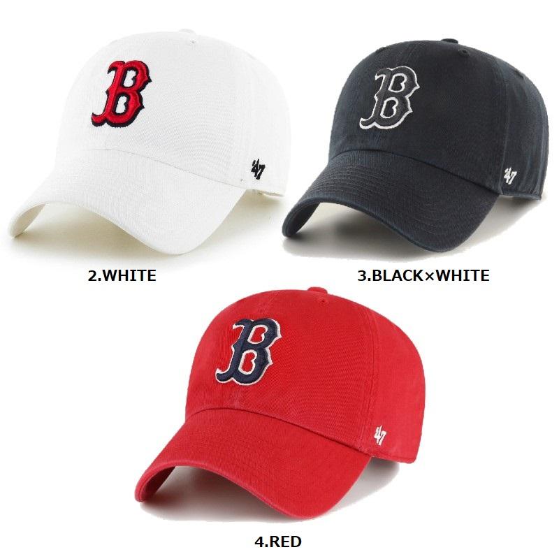 ’47 フォーティセブン レッドソックス キャップ クリーンナップ 帽子 ローキャップ CLEAN UP ボストン Red sox MLB スポーツ カジュアル | 47 | 04