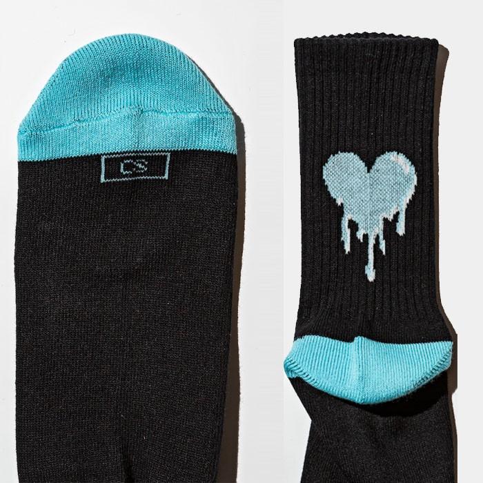 コモンソックス ハイソックス COMMON SOX REGULAR SOCKS HEART スト系 ロング 靴下 コーデ ブランド |  | 02