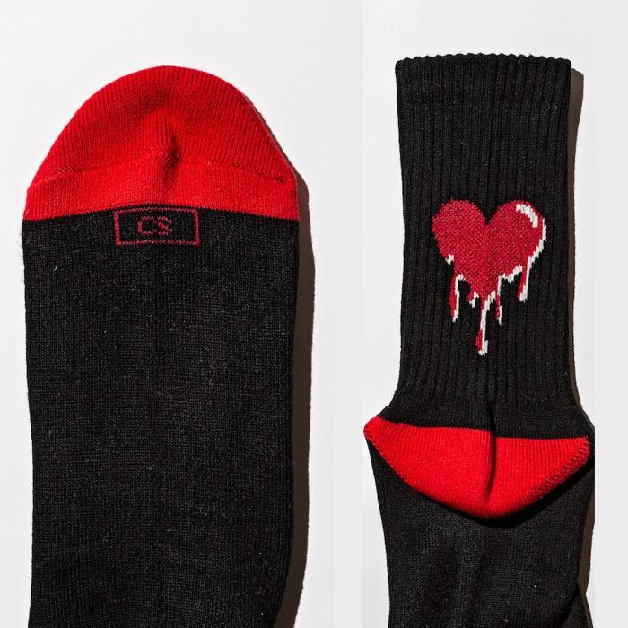 コモンソックス ハイソックス COMMON SOX REGULAR SOCKS HEART スト系 ロング 靴下 コーデ ブランド |  | 04