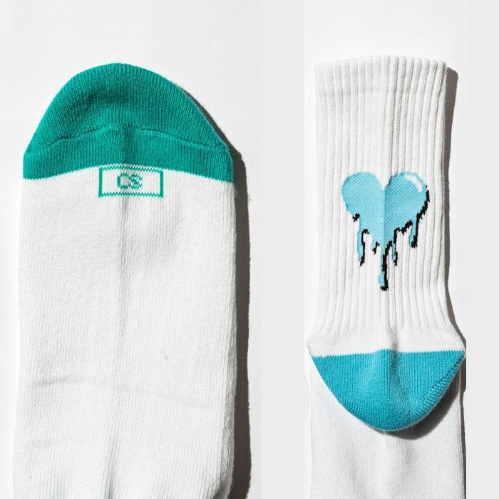 コモンソックス ハイソックス COMMON SOX REGULAR SOCKS HEART スト系 ロング 靴下 コーデ ブランド |  | 06