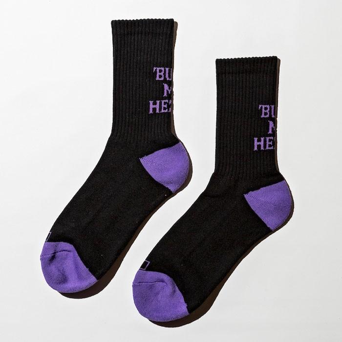 COMMON SOX REGULAR SOCKS B.M.H ソックス 靴下 メンズ カジュアル ストリート スポーツ プレゼント ギフト ブラック ホワイト パープル |  | 01
