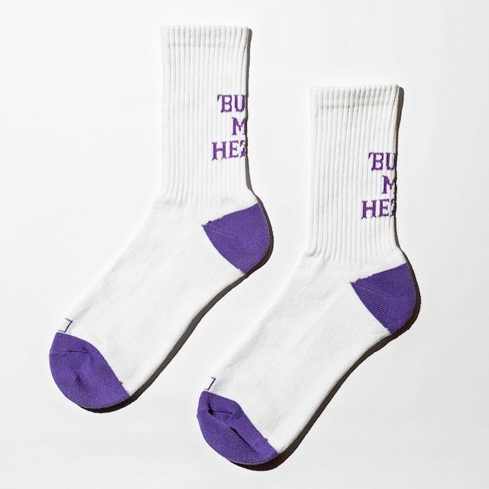COMMON SOX REGULAR SOCKS B.M.H ソックス 靴下 メンズ カジュアル ストリート スポーツ プレゼント ギフト ブラック ホワイト パープル |  | 04