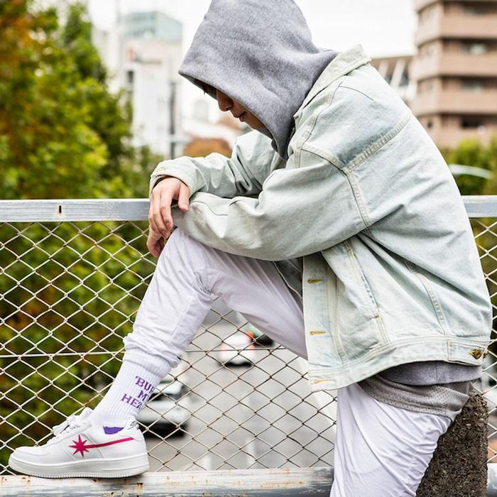 COMMON SOX REGULAR SOCKS B.M.H ソックス 靴下 メンズ カジュアル ストリート スポーツ プレゼント ギフト ブラック ホワイト パープル |  | 06