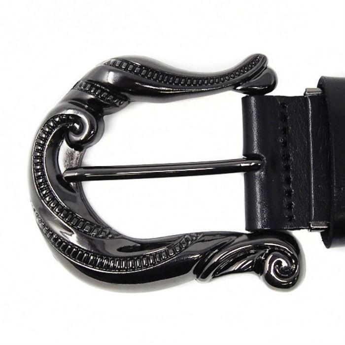 ディアブロ ランダムスタッズレザーベルト メンズ カジュアル ヴィジュアル 牛革 スター 星 ブラック ホワイト |  | 03