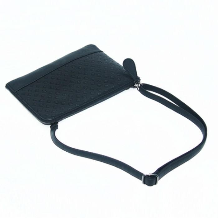 Diavlo ロゴ型押しクラッチバッグ シンプル ブラック バッグ メンズ レディース |  | 05