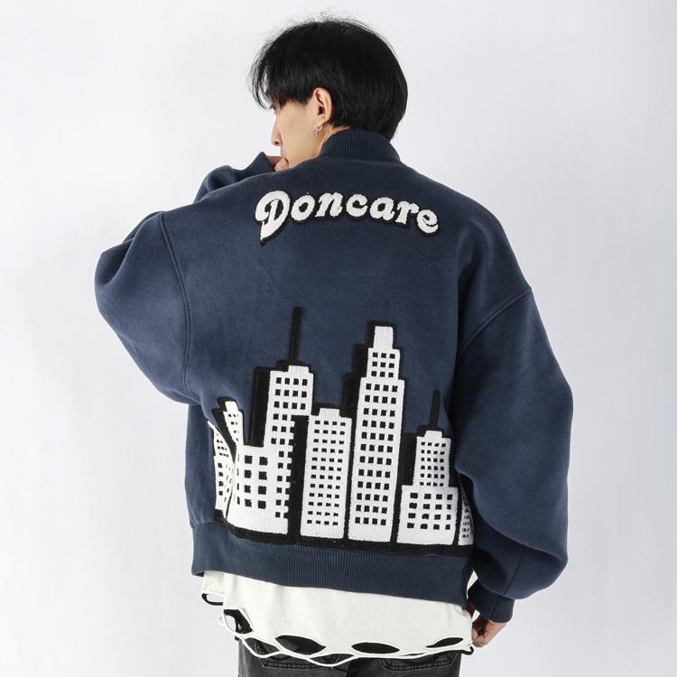 DONCARE ドンケア AFGK 摩天楼 スタジャン メンズ レディース DONCARE ドンケア AFGK 摩天楼 スタジャン メンズ レディース