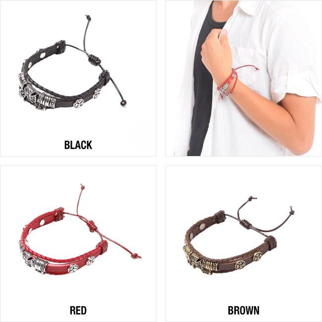 ディブロ Diavlo ブレスレット クロストリプルレザーブレス dws1412 |  | 01