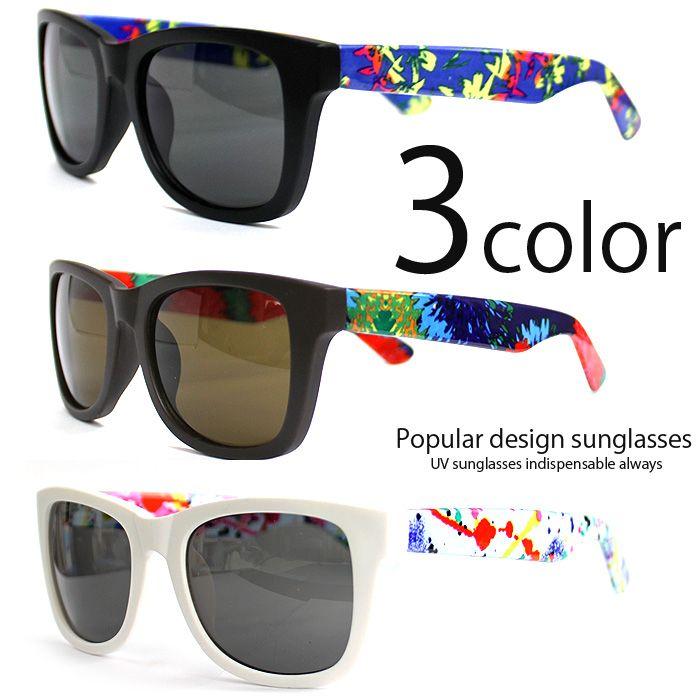 ウェリントン 柄テンプルサングラス 3color(4942) | 