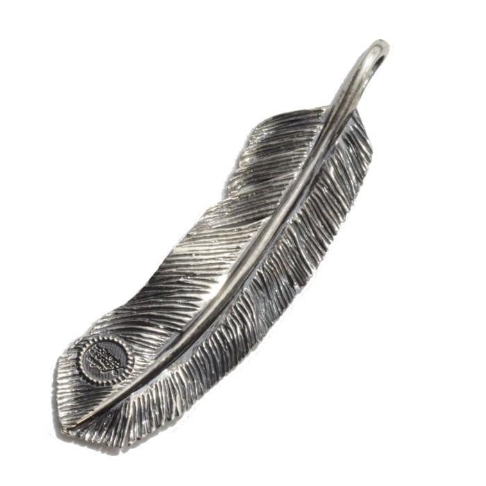 EdHardy エドハーディー フェザーネックレス ペンダントトップ フェザー シルバー 925 ネックレス メンズ レディース |  | 01