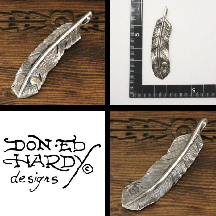 EdHardy エドハーディー フェザーネックレス ペンダントトップ EDFE-003 ユニセックス メンズ レディース プレゼント シルバー |  | 03