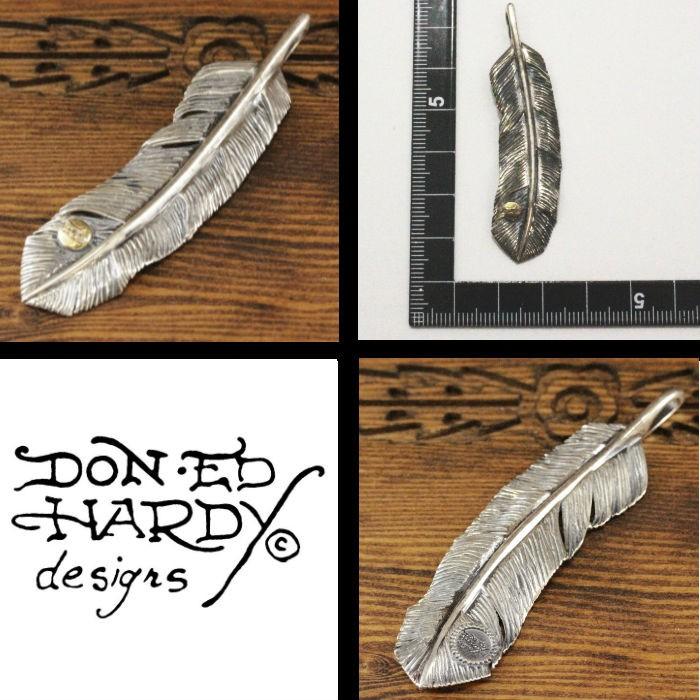 EdHardy エドハーディー フェザーネックレス ペンダントトップ EDFE-004 ユニセックス メンズ レディース プレゼント シルバー |  | 03