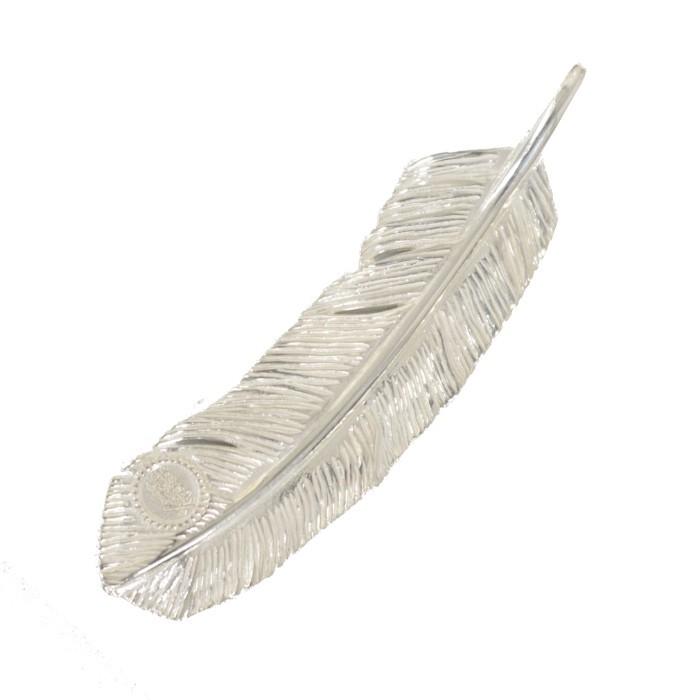 EdHardy エドハーディー フェザーネックレス ペンダントトップ ユニセックス メンズ レディース プレゼント シルバー |  | 01