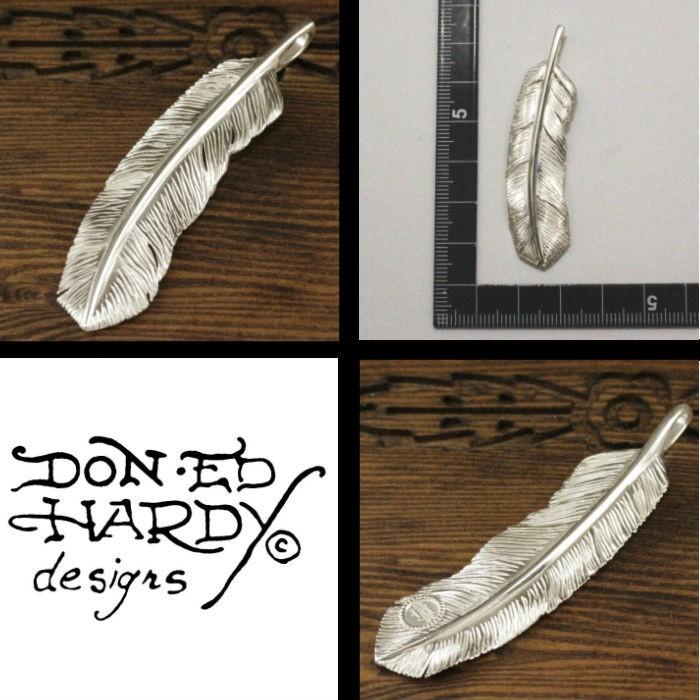 EdHardy エドハーディー フェザーネックレス ペンダントトップ ユニセックス メンズ レディース プレゼント シルバー |  | 03