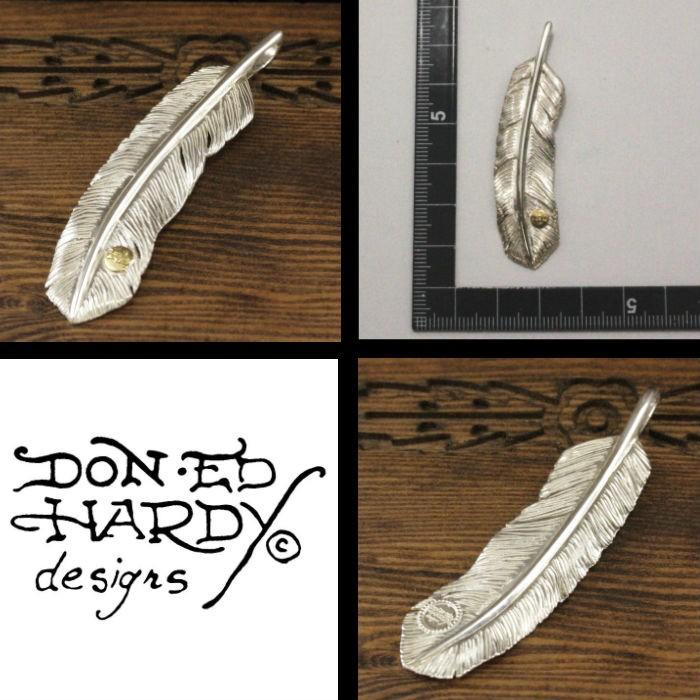 EdHardy エドハーディー フェザーネックレス ペンダントトップ ユニセックス SILVER シルバー 925 アクセサリー |  | 03