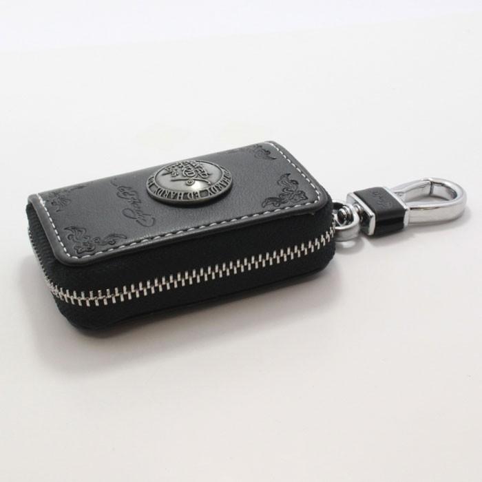 EdHardy EDHARDY エドハーディー スマートキーケース キーケース 合皮 レザー プレゼント ブラック |  | 01