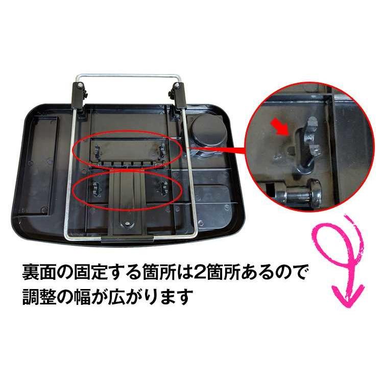 車載用 簡易テーブル マルチテーブル 内装用品 トレイ ヘッドレスト ノートパソコン机 軽作業 カーテーブル 引き出し付 ランチテーブル メモ書き |  | 04