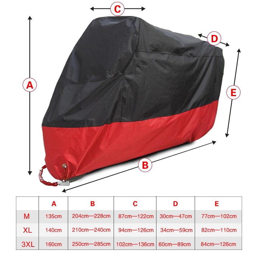 バイクカバー 防水加工 UV加工 風飛び防止 防水 雨 雪 埃 紫外線 UVカット 盗難防止 風飛防止 防水加工 錆防止 コンパクト 収納袋付き M XL 3XL |  | 06