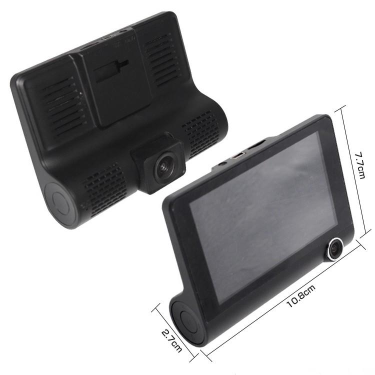 ドライブレコーダー 4インチ大型液晶モニター バックカメラ付き Gセンサー機能搭載 衝撃 自動検知 2画面同時表示 ループ録画 シガー電源 |  | 06