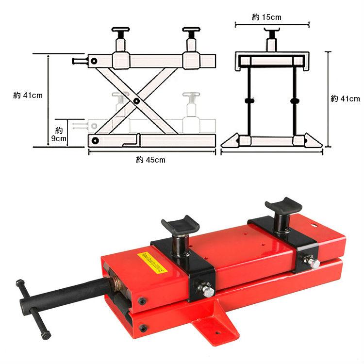 バイクリフト リフトアップ 整備作業 積載能力500kg ジャッキ メンテナンス スタンド 整備 工具 小型 大型 バイク 自動二輪 原付 カスタム 修理 |  | 06