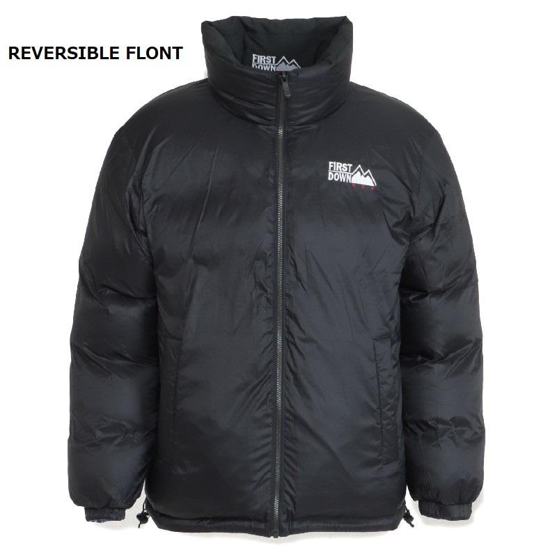 【20％OFFセール】FIRST DOWN ファーストダウン ダウンジャケット リバーシブル ユニセックス アウター ナイロン 防寒 秋冬 カジュアル おしゃれ | FIRST DOWN | 07