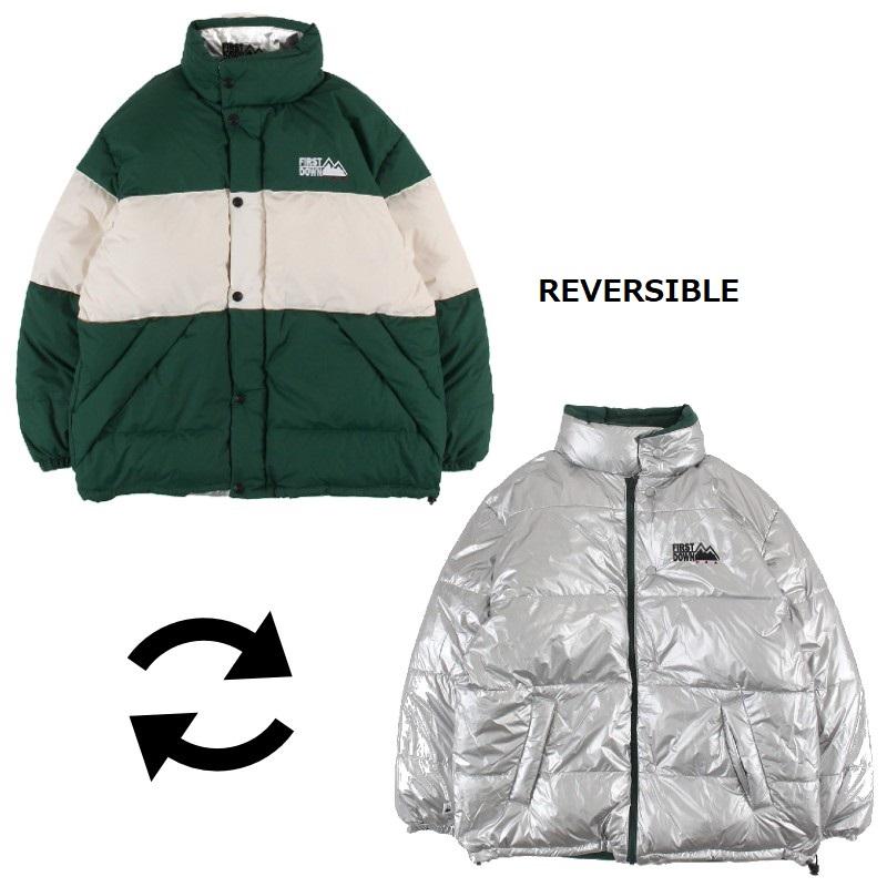 FIRST DOWN（ファーストダウン） リバーシブルダウンジャケット SWITCH