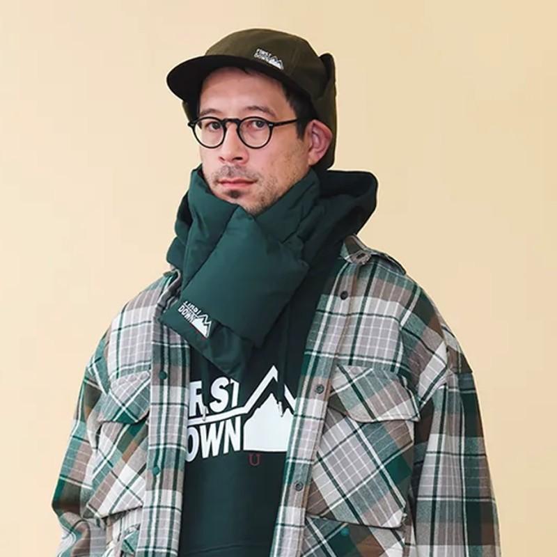 FIRST DOWN ファーストダウン ダウンスカーフ DOWN SCARF マフラー ストール 防寒 秋冬 カジュアル スポーツ アウトドア ギフト プレゼント｜upper-gate｜08