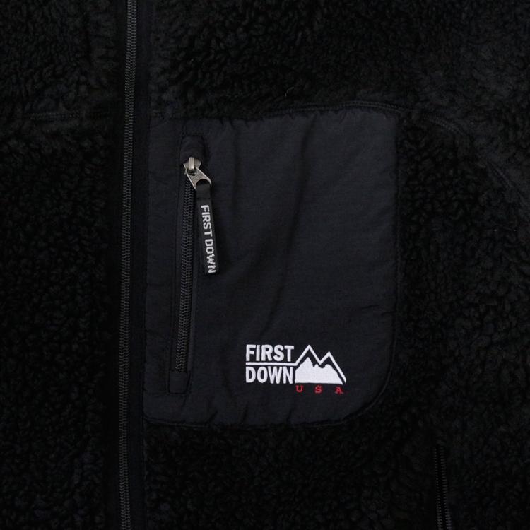 FIRST DOWN ファーストダウン BOA PARKA ボア パーカー メンズ フーディー レディース ユニセックス 防寒 秋冬 ブラック ホワイト チャコール | FIRST DOWN | 14